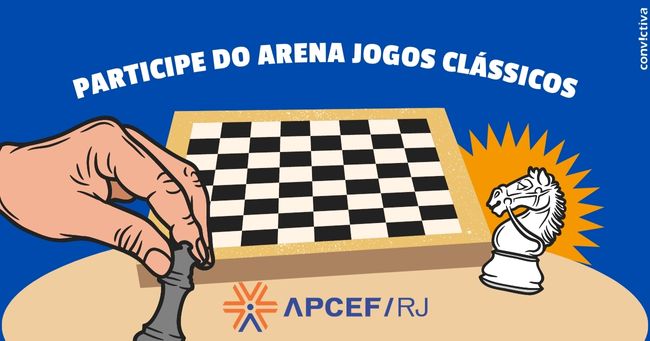 Arena Jogos clássicos: inscrições abertas para rápido torneio on