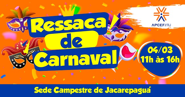 SÁBADO RESSACA DE CARNAVAL