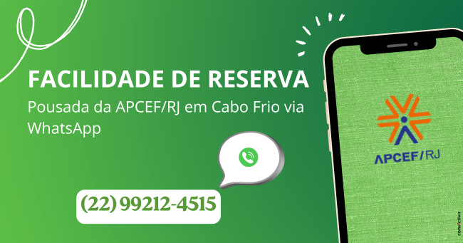 06 - RESERVAS PRAIANA - Facilidade de Reserva  Pousada da APCEF- RJ em Cabo Frio via WhatsApp..png